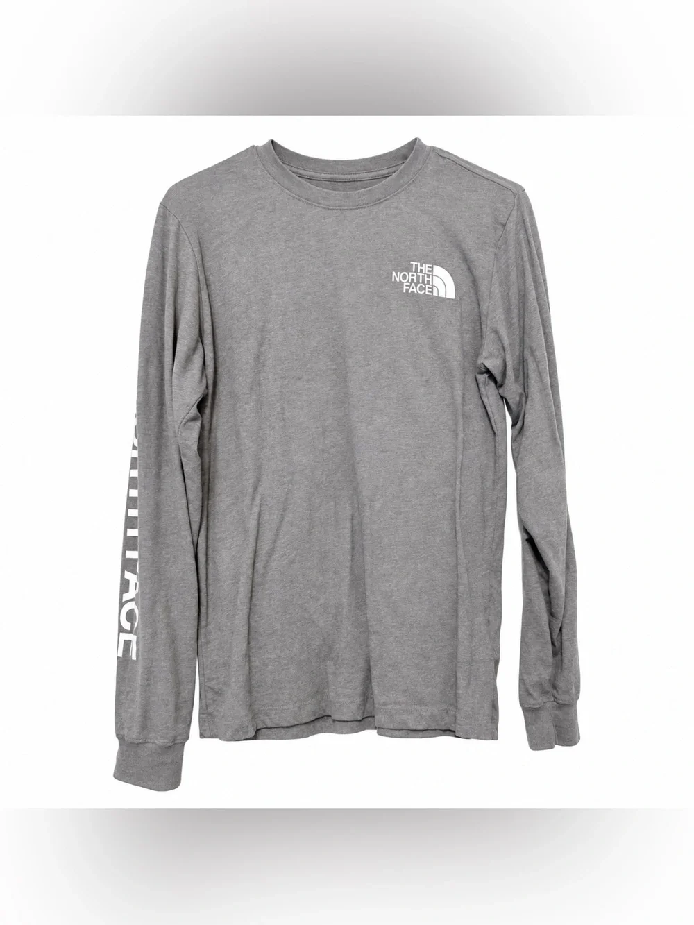 The North Face Gray Logo Sleeve Tee Men’s Small